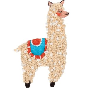 Kleines Lama sticken | über Zur Lila Pampelmuse