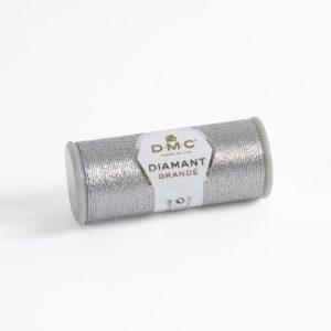 DMC Diamant Grandé Garn G415 silber zum Sticken | über Zur Lila Pampelmuse